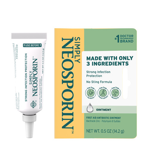 SIMPLY NEOSPORIN™ Double Antibiotic Ointment with Just 3 Ingredients