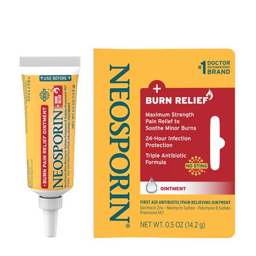 NEOSPORIN® Burn Relief + First-Aid Antibiotic Ointment