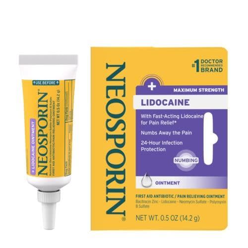 NEOSPORIN® + Lidocaine First Aid Antibiotic Ointment with Numbing Pain Relief